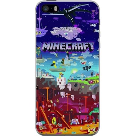 Yhteensopiva Puhelinkuori Apple Apple iPhone SE (2016) MineCraft
