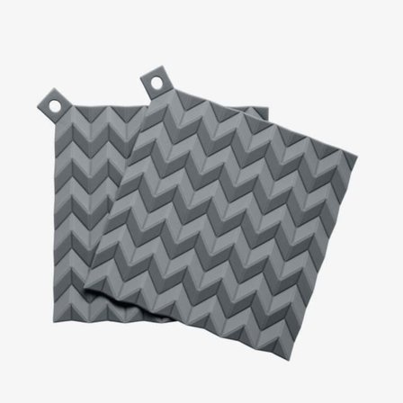 Rig-tig Grytlapp HOLD-ON, 2-pack Köksredskap Grå 24x1x24