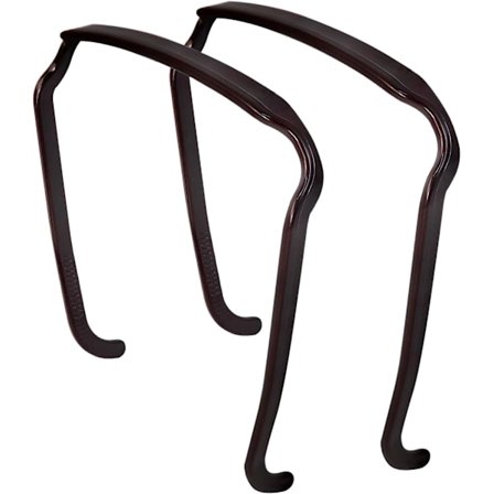 Krøllede hårbånd, 2 stk. solbriller hårbånd, brunt firkantet hårbånd, unisex frisurefikseringsværktøj til krøllet tykt hår