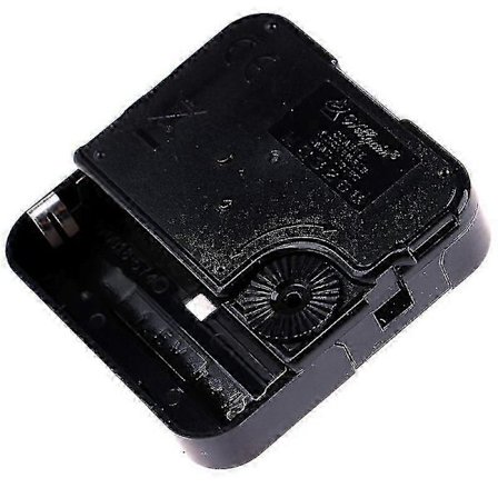 HQ3268 Quartz Klockrörelse med Sekundvisare för DIY Väggklocka Reparationskit, Svart (FMY)