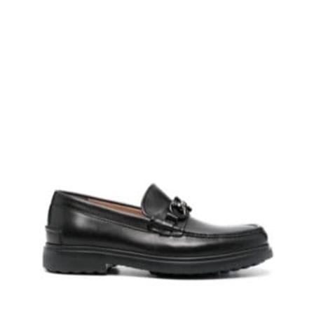 Salvatore Ferragamo, Loafers Zwart, Heren, Maat:43 EU