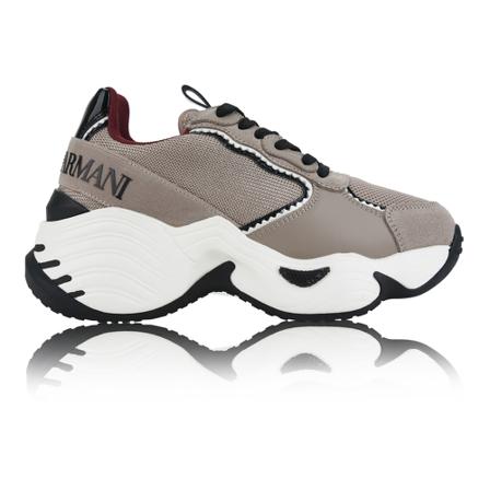 Emporio Armani, Sneakers Grijs, Dames, Maat:37 EU