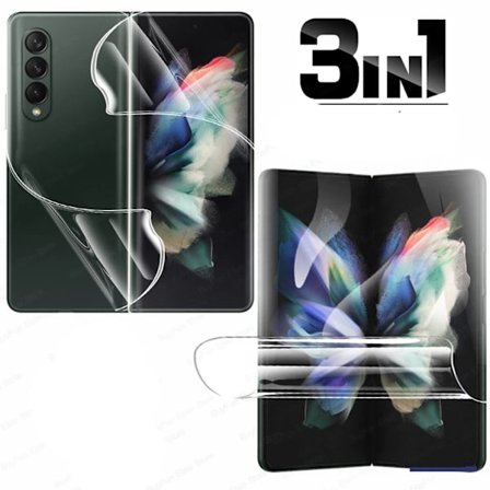 Samsung Galaxy Z Fold 3 - Smart Hydrogel Skärmskydd 3 in 1