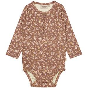 Wheat Vintage Rose Flowers Liv Baby Body - All in ones - 12 months - Pink
