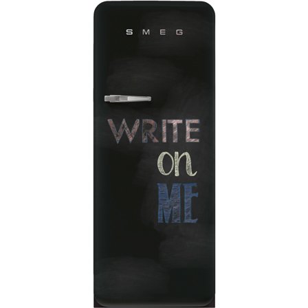 Smeg FAB28RDBB6 Kjøleskap Med Fryser 153cm Høyrehengt Black board