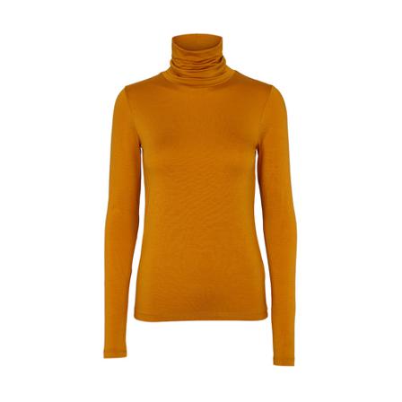 Basic Apparel Joline T-neck Orange, Dame Rullekraver