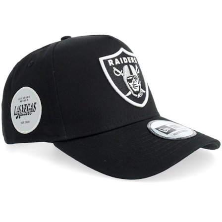 New Era - NFL Noir adjustable Casquette - Las Vegas Raiders Side Patch Black A-frame Adjustable @ Hatstore