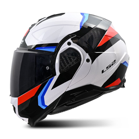 Åpningshjelm LS2 FF910 Advant II Hvit/Blå/Rød M