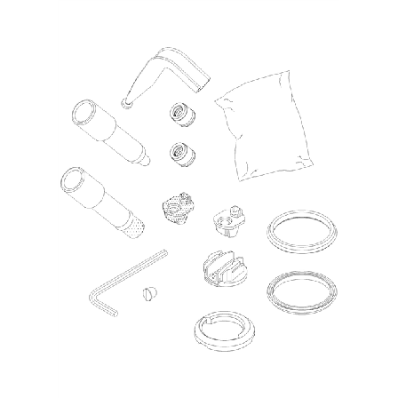 Damixa 2348500 Reparationssats utan kula, Badrum