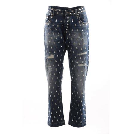 Dolce & Gabbana, Trousers Blauw, Dames, Maat:L