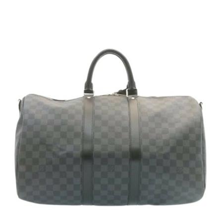 Louis Vuitton Vintage, Pre-owned Canvas Keepall Zwart, Dames, Maat:ONE Size