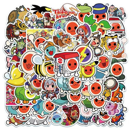 50st Taiko No Tatsujin Drum Master Kids Family Fun Stickers Nintendo Switch PS5