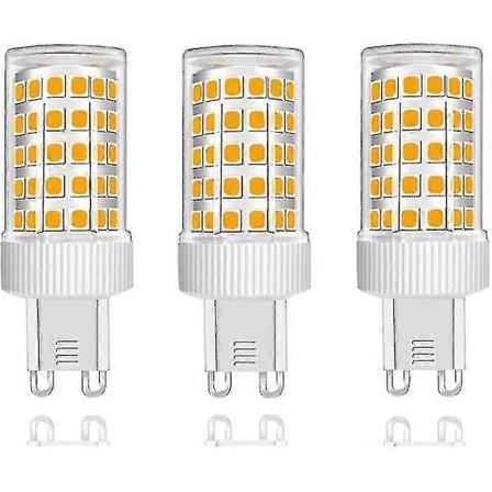 3-pak G9 LED Pærer 10w Halogen Pære 150w, 86 LED'er, 1000lm, 360 Strålevinkel, Super Lys, Ac220-240v