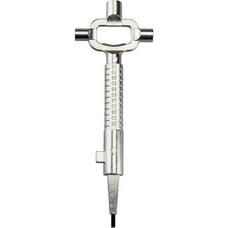 Låskropp Fyrkantig Stång Glidstång Mått Multifunktionsnyckel, Zink Legering Byggplats Multifunktions Universell Huvudnyckel