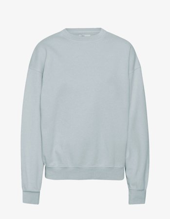Organic Oversized Crew - Cloudy Grey - XL