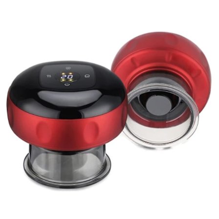 Smart Cupping Therapy Massager With Red Light Therapy Electric Cupping Massage Unit For Cellulite Removal (red)