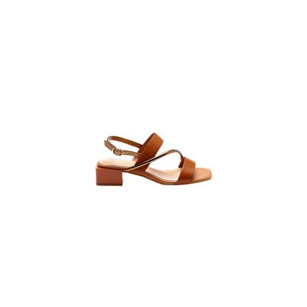 Apepazza, Camilla leather sandals Brązowy, Kobieta, Rozmiar: 36 EU