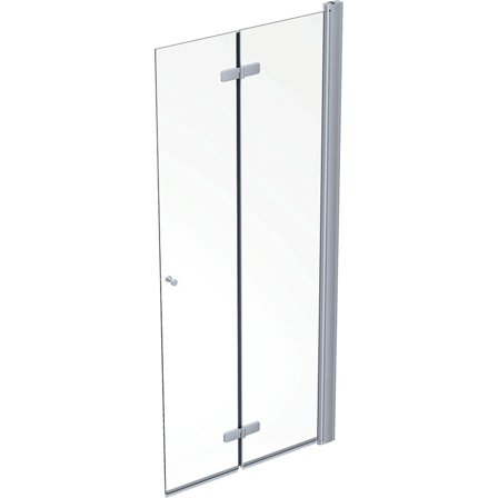 Contura Showerama Duschdörr silver/klarglas, höger 70 cm, Badrum