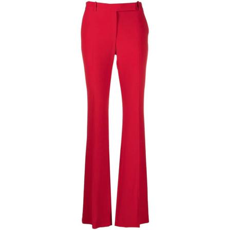 Alexander McQueen Wide Byxor röd, Dam Byxor, Dam, Storlek: 2XS