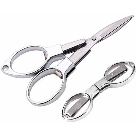 Hopfällbara saxar i rostfritt stål