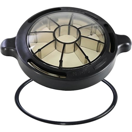 Uppgraderat Poolpumpskorgskydd - Ersättningslock för poolpump kompatibelt med Splapool Pureline Deluxe, passar 0,75 hk, 1 hk, 1,5 hk pumpar med O-ring