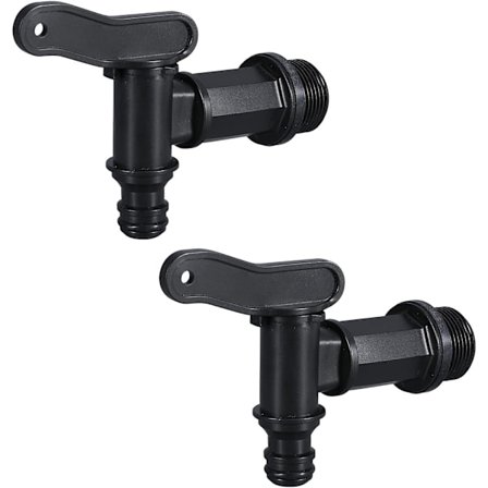 1000l Plast 3/4'' Tankhane til Regnvandssamler, IBC Vandbeholder Adapter med Låsemøtrik Pakning og Ro-forbindelse