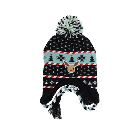 Difuzed - Pokémon Sherpa Beanie Black Pom Pom Black Beanie - @ Hatstore