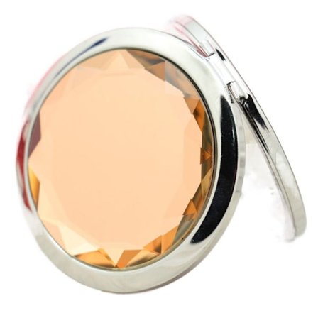 Kosmetisk speil Krystall sminkespeil CHAMPAGNE