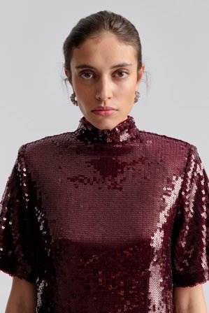 Malina - Linn Topp - XL - Deep Red