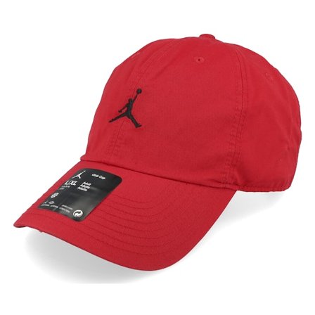 Jordan - Punainen unconstructed Lippis - Club Cap Jumpman Gym Red/Black Dad Cap @ Hatstore