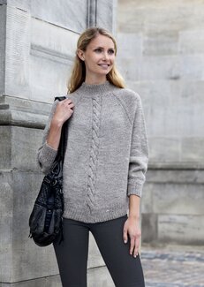 Beskrivning Tröja med 3/4 ärm - Cewec