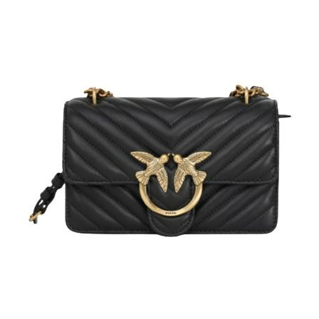 Pinko, Cross Body Bags Czarny, Kobieta, Rozmiar: ONE Size