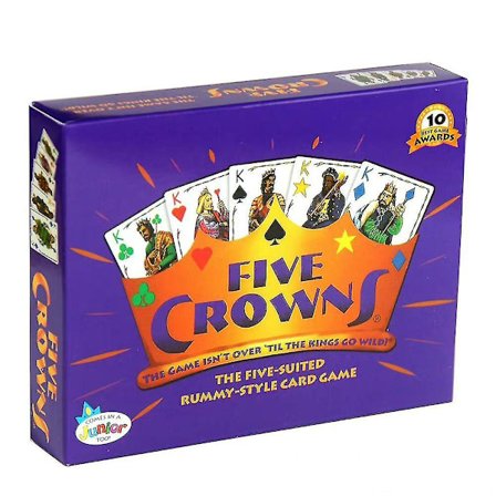 Five Crowns Kortspill Klassisk Familie Moro Selskapsspill Rummy Stil Brettspill