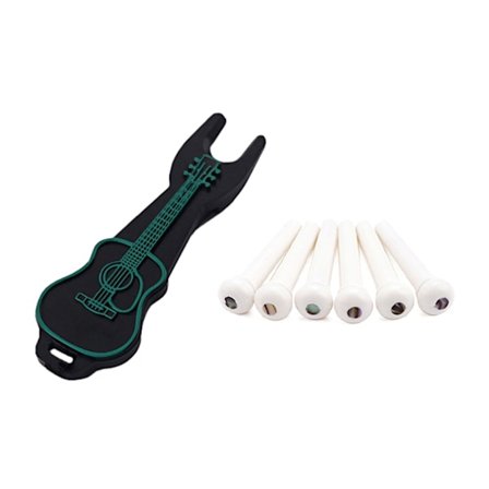 6 stk. guitarbro-stifter til akustisk guitar med 6 strenge, udskiftning af negle