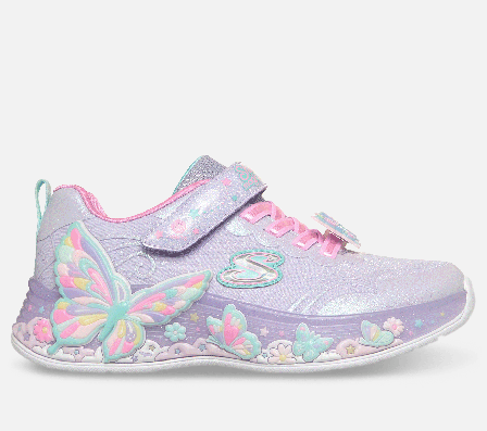 Skechers, S-Lights: Butterfly Bliss, 33, Lilla, Pige