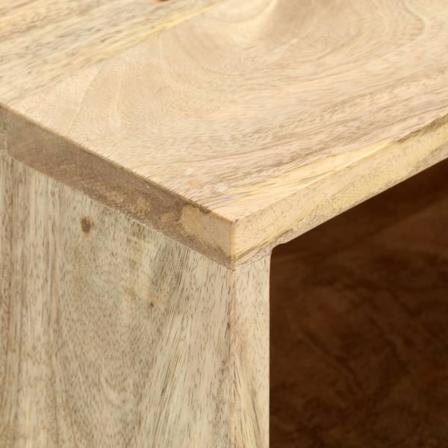 Vidaxl Soffbord 90x50x40 Cm Massivt Mangoträ Brun