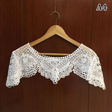 Kvinder strik udhulet sjal wrap bryllup brude aftenkjole L