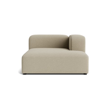 Milo XL chaiselong, højrevendt - Nordic Mørk Beige - 130x170x72 - Sofa, chaiselong