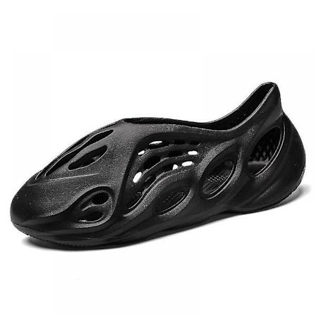 Unisex Trädgårdsträskor Kvinnor Män Sommar Slide On Sandaler-svart(46/47 Eu)