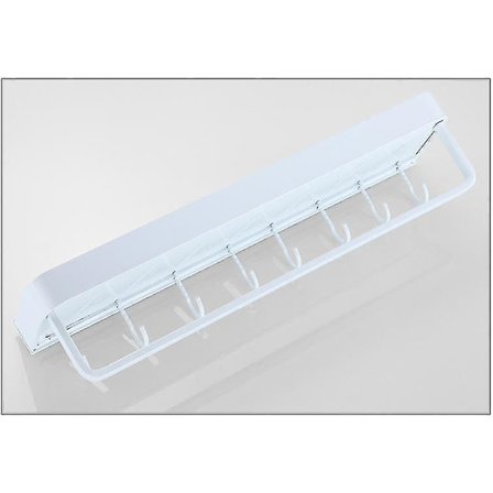 Brusehylde Håndklædeholder Hjørne Vægmonteret Aluminium 40cm