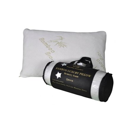 Lyx Queen Bambu Kudde 50x76cm Herzberg HG5076BM-Vit