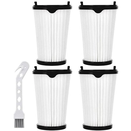 Pakke med 4 filtre til støvsuger Cx7 Cx7-2 Ergorapido filter Alle modeller Aef150