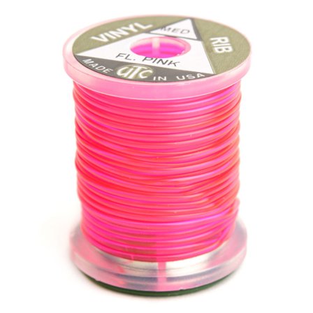 Vinyl Rib Medium - FL Pink