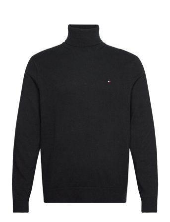 Tommy Hilfiger Pima Org Ctn Cashmere Roll Neck - Black - S