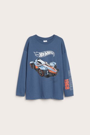 Kappahl | Långärmad t-shirt Hot Wheels | Blå