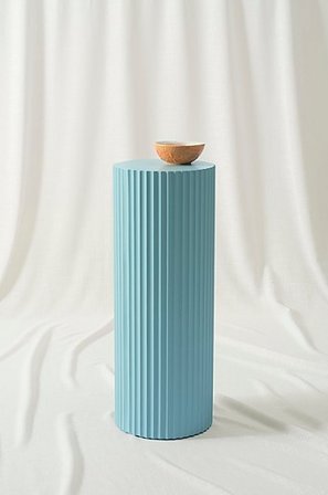 Jotex - Beistelltisch Ø 30 Cm, Hoch Hellblau - LUNDEN - Kaufe Beistell- und Ablagetische bei Jotex