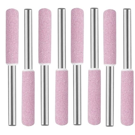 Slipstensslipningshuvud, 8 st slipstenar slipstenar, slipskiva, slipstav, motorsågslipare, 4 mm diamantslipskiva för motorsågsslipning F