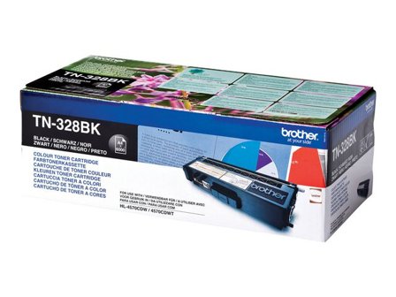 Brother Toner, 328BK, svart, singelförpackning, TN-328BK - Lyreco - Toner och bläck - Tonerkassetter - Toner Brother