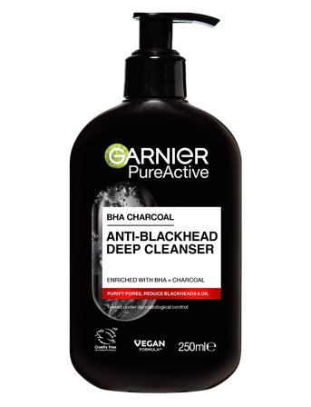 Garnier Garnier Skinactive Pureactive Charcoal Cleanser 250 Ml - Nude - 250 ml