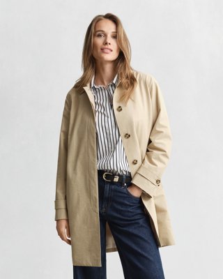 GANT - Bilfrakk til dame oat beige